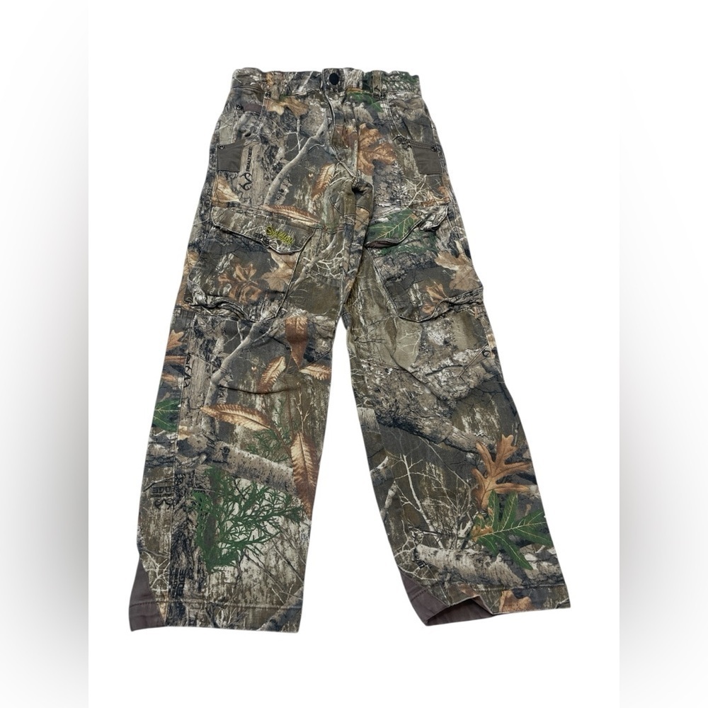 Magellan Outdoors Camouflage Realtree Hunting Camping Cargo Pants Boys Size M